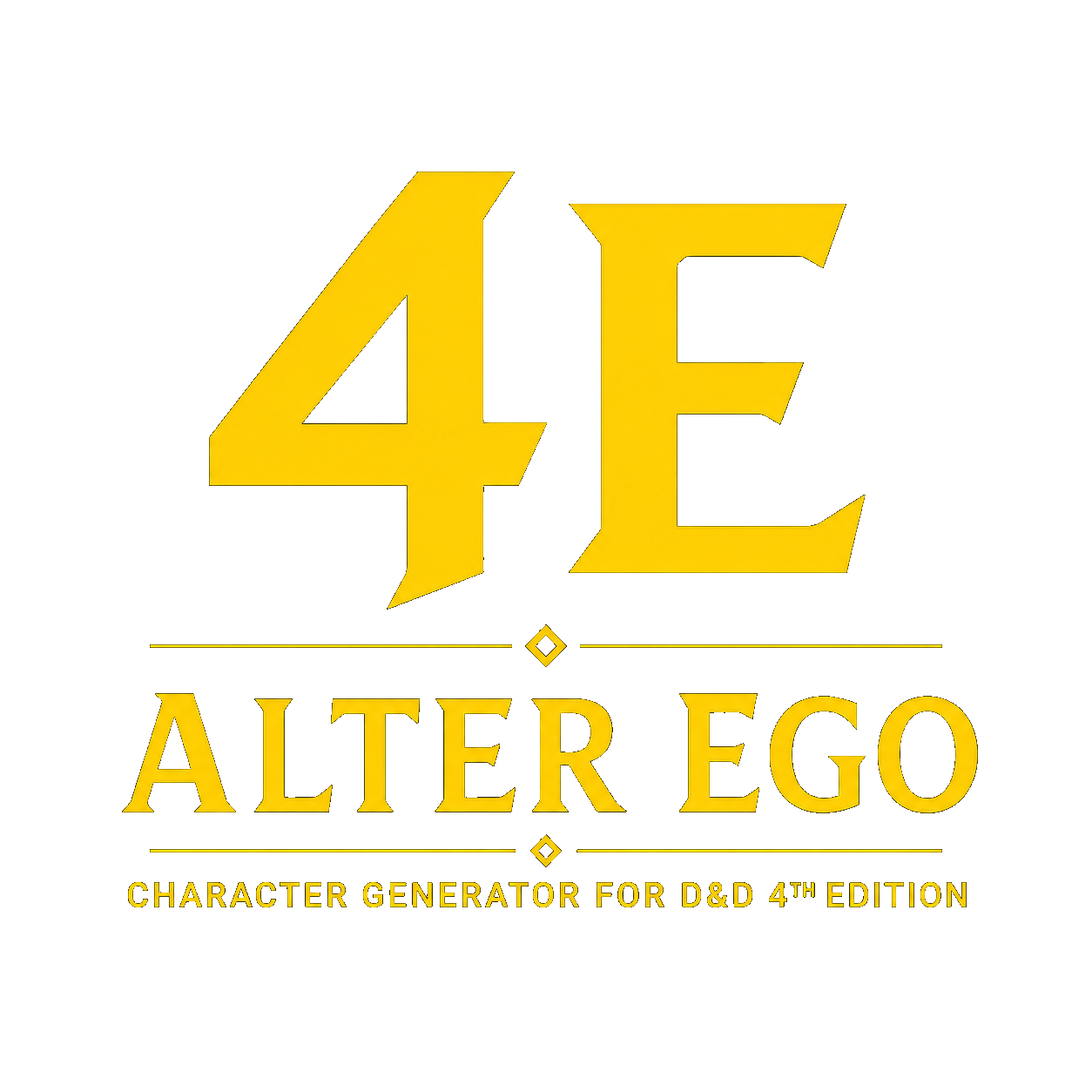 4E Alter Ego — character generator for D&D 4th Edition